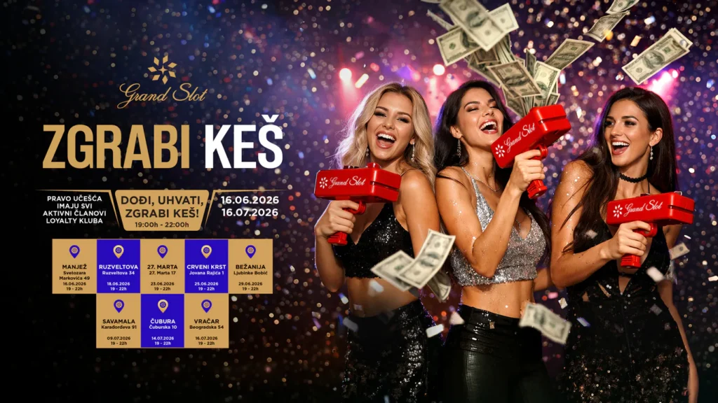 Grand Slot Club Zgrabi Keš