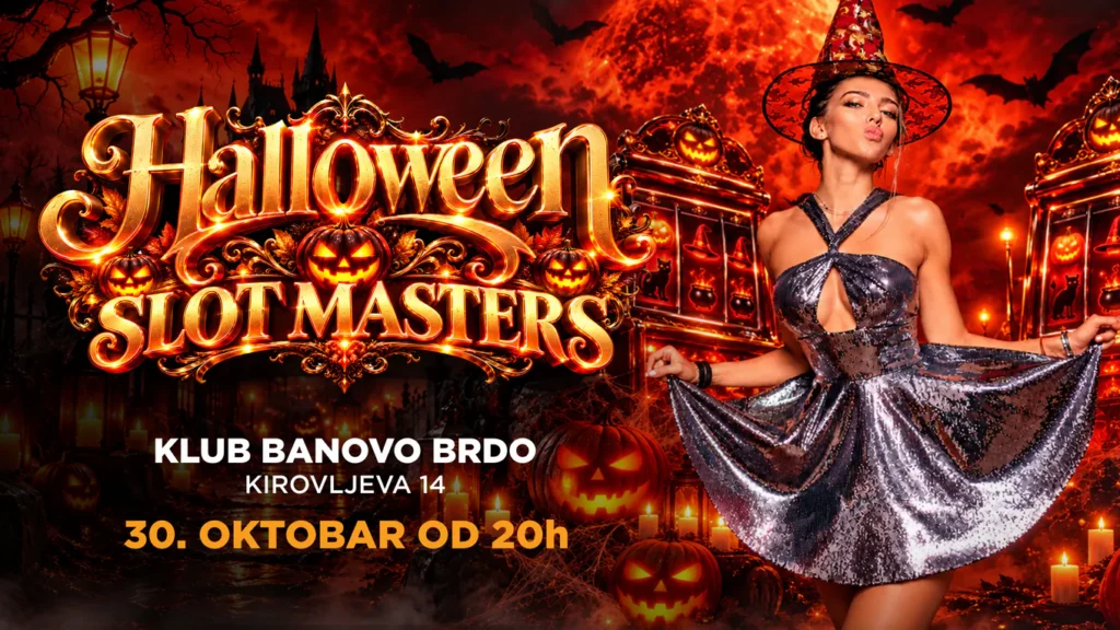Halloween Slot Masters stiže u Grand Slot klub Banovo Brdo
